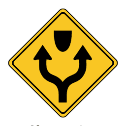 Obstruction sign from the Part 7 handbook PDF
