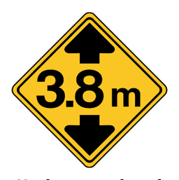 Underpass sign from the Part 7 handbook PDF